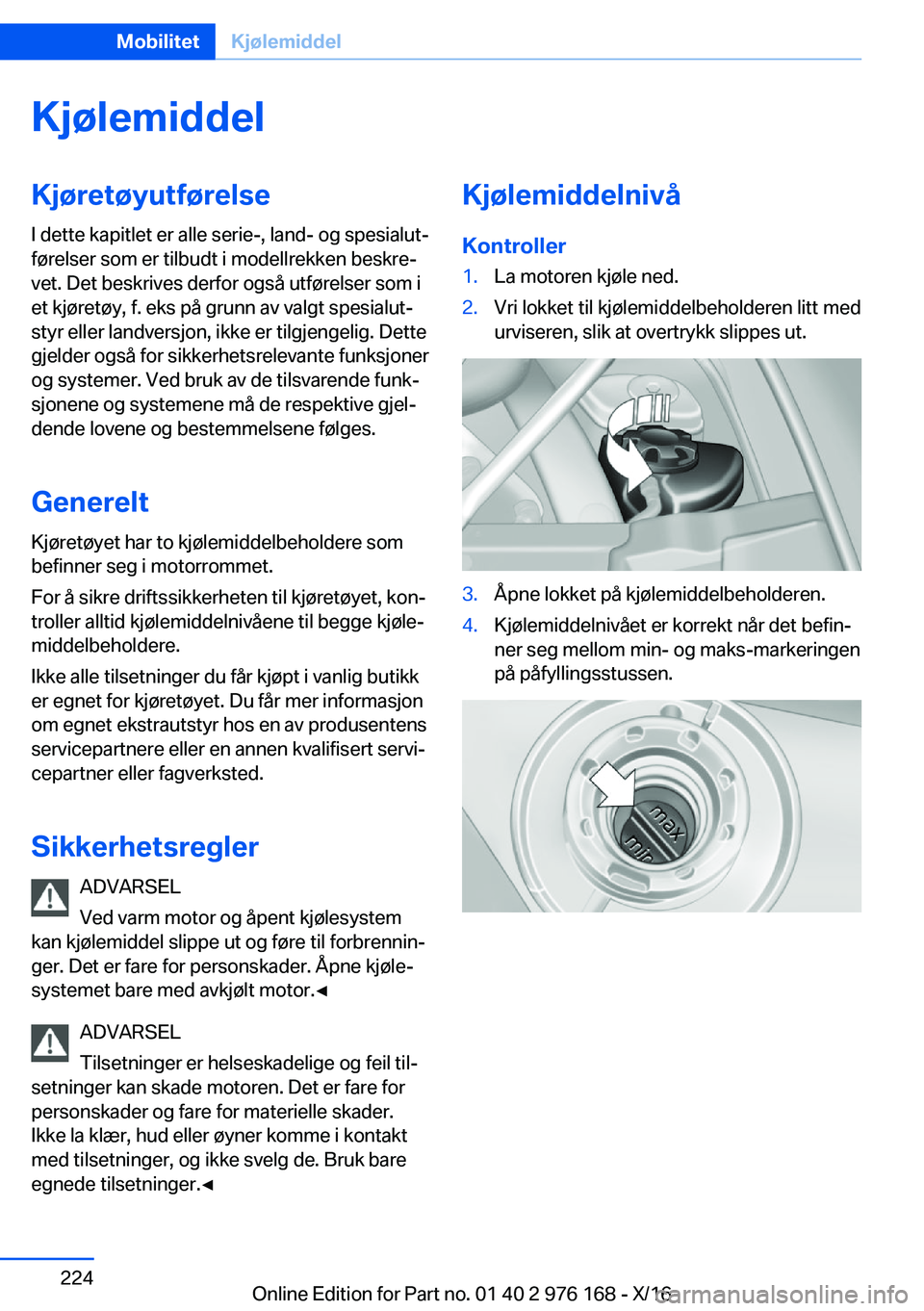 BMW X5 M 2017  InstruksjonsbØker (in Norwegian) �K�j�