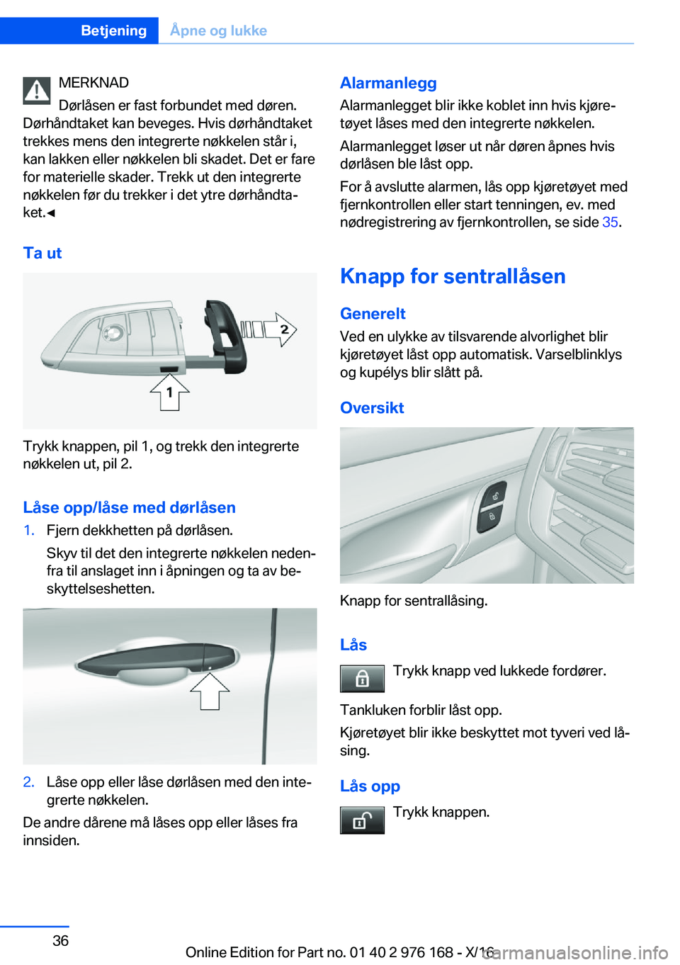 BMW X5 M 2017  InstruksjonsbØker (in Norwegian) �M�E�R�K�N�A�D
�D�