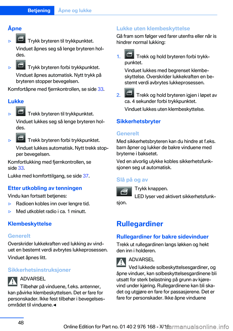BMW X5 M 2017  InstruksjonsbØker (in Norwegian) �