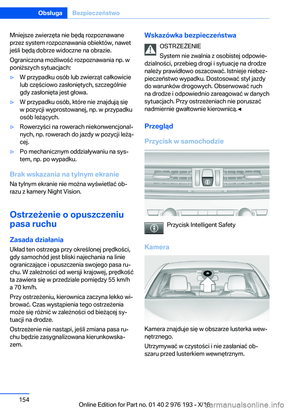 BMW X5 M 2017  Instrukcja obsługi (in Polish) �M�n�i�e�j�s�z�e� �z�w�i�e�r�z�