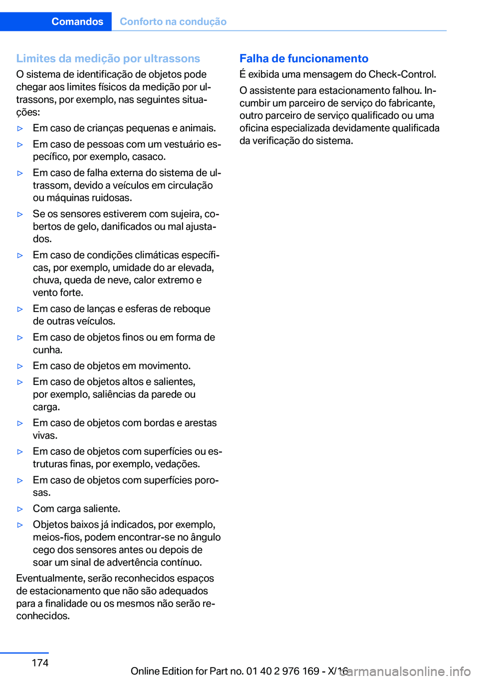 BMW X5 M 2017  Manual do condutor (in Portuguese) �L�i�m�i�t�e�s��d�a��m�e�d�i�