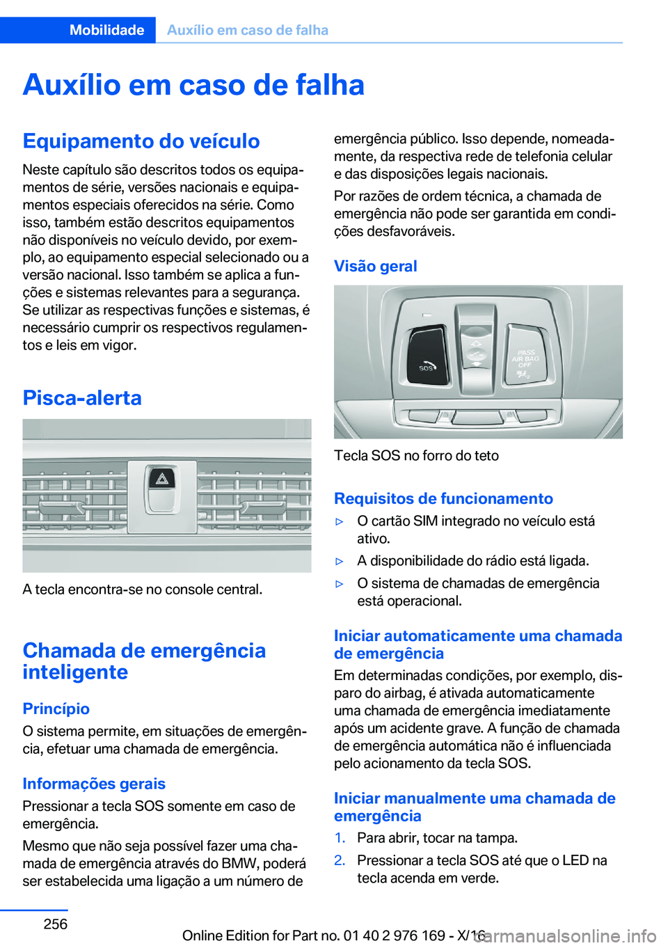 BMW X5 M 2017  Manual do condutor (in Portuguese) �A�u�x�