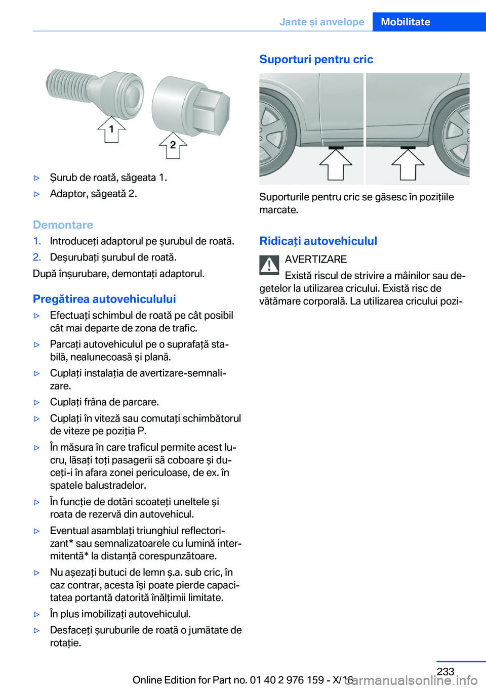 BMW X5 M 2017  Ghiduri De Utilizare (in Romanian) 'y %�u�r�u�b� �d�e� �r�o�a�t�
