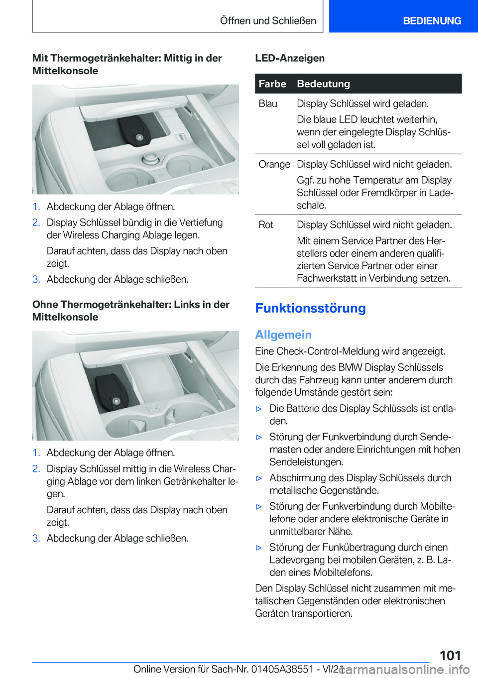 BMW X6 2022  Betriebsanleitungen (in German) �M�i�t��T�h�e�r�m�o�g�e�t�r�