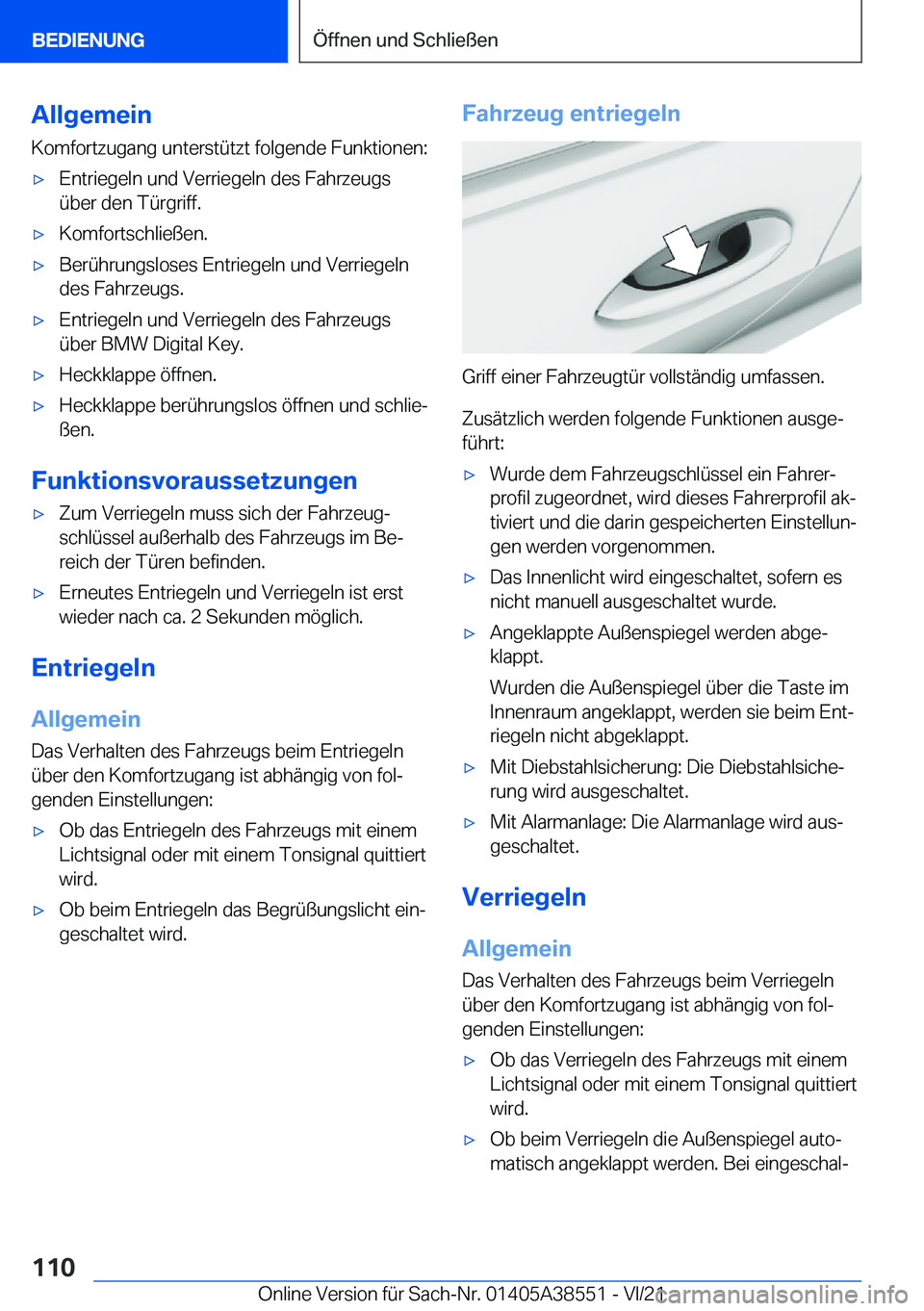 BMW X6 2022  Betriebsanleitungen (in German) �A�l�l�g�e�m�e�i�n
�K�o�m�f�o�r�t�z�u�g�a�n�g��u�n�t�e�r�s�t�