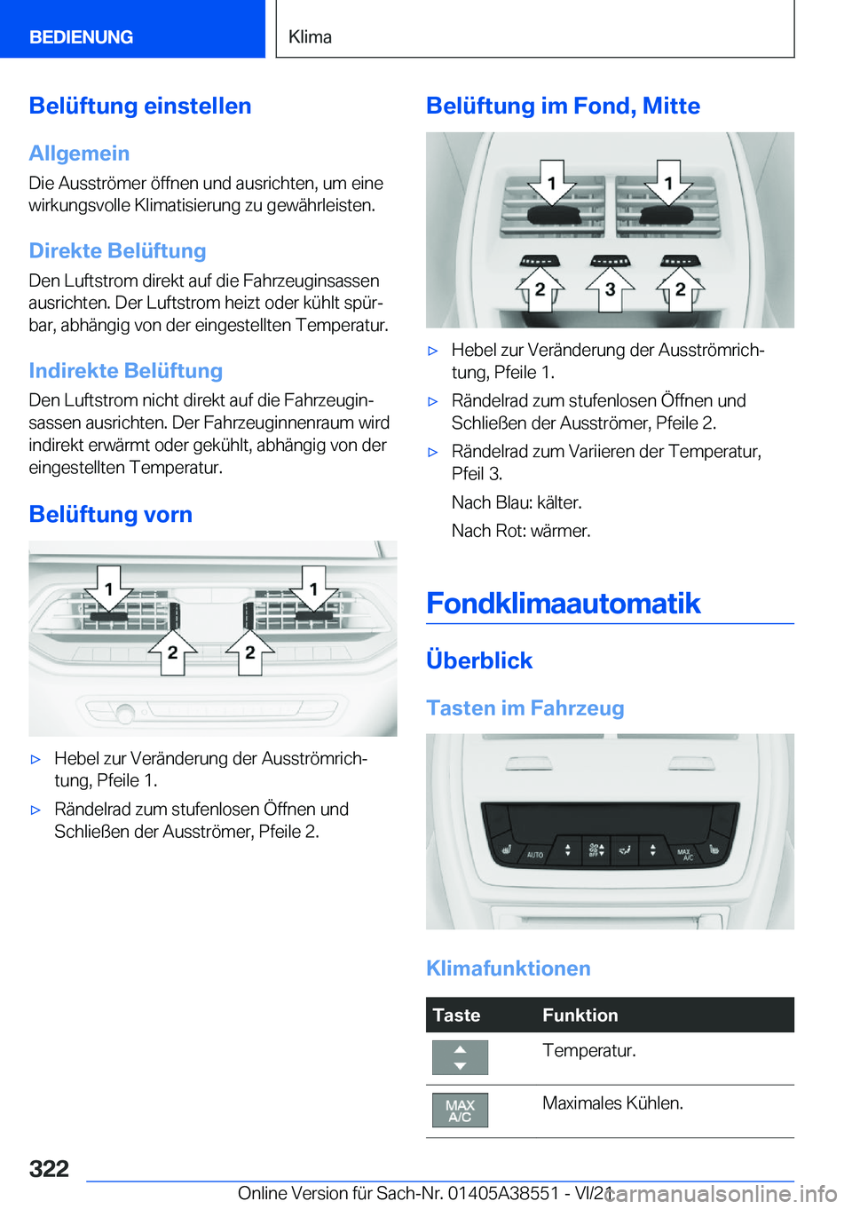 BMW X6 2022  Betriebsanleitungen (in German) �B�e�l�