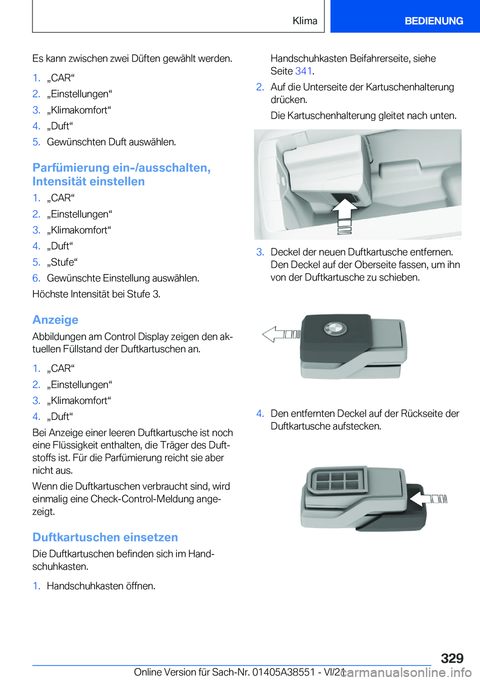 BMW X6 2022  Betriebsanleitungen (in German) �E�s��k�a�n�n��z�w�i�s�c�h�e�n��z�w�e�i��D�