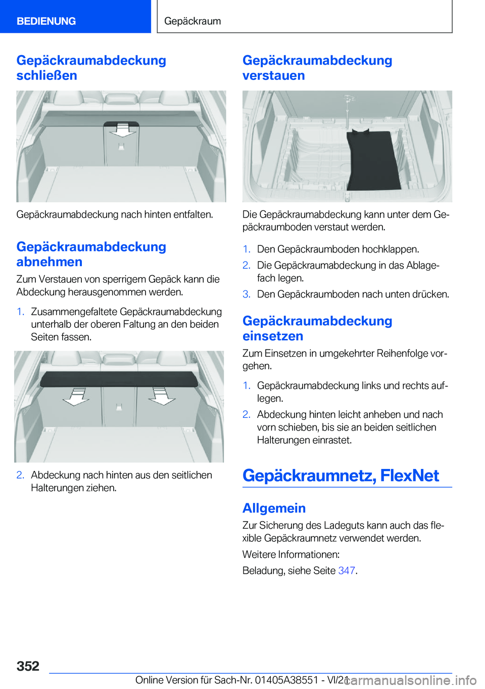 BMW X6 2022  Betriebsanleitungen (in German) �G�e�p�
