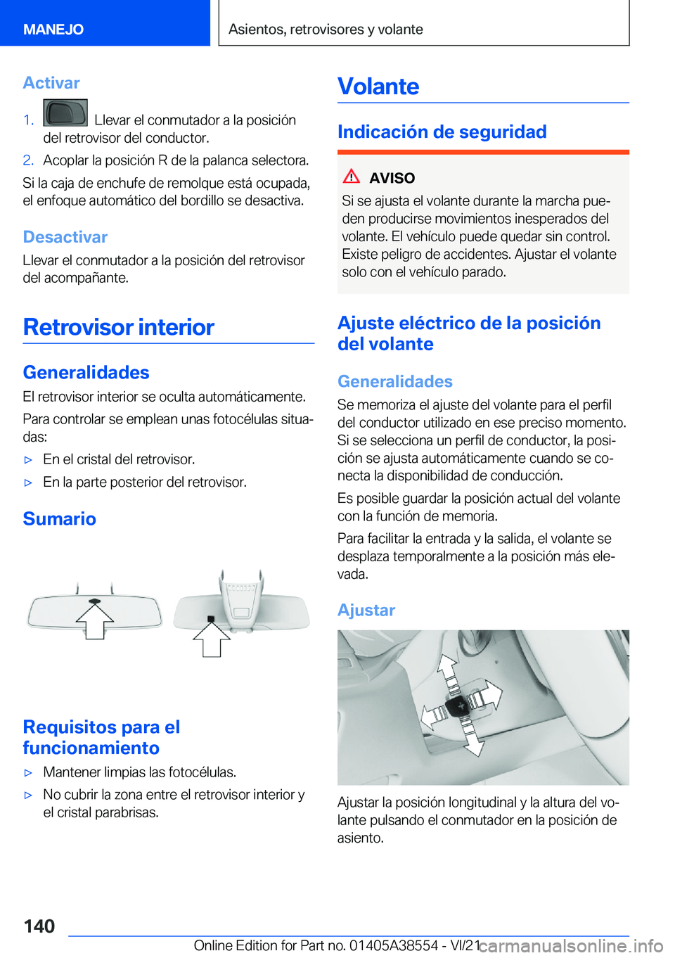 BMW X6 2022  Manuales de Empleo (in Spanish) �A�c�t�i�v�a�r�1�.���L�l�e�v�a�r��e�l��c�o�n�m�u�t�a�d�o�r��a��l�a��p�o�s�i�c�i�