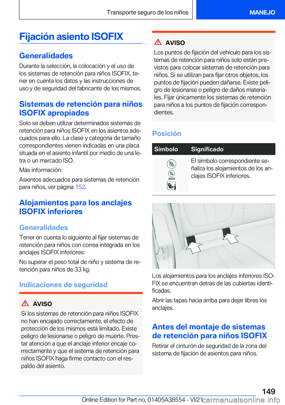 BMW X6 2022  Manuales de Empleo (in Spanish) �F�i�j�a�c�i�