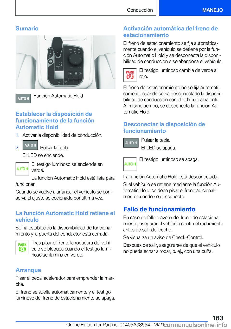 BMW X6 2022  Manuales de Empleo (in Spanish) �S�u�m�a�r�i�o
�F�u�n�c�i�