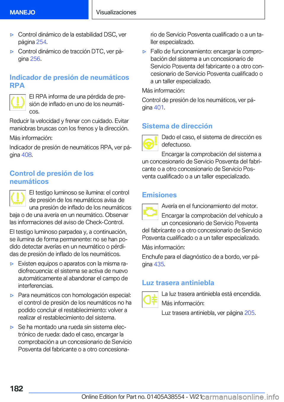BMW X6 2022  Manuales de Empleo (in Spanish) x�C�o�n�t�r�o�l��d�i�n�