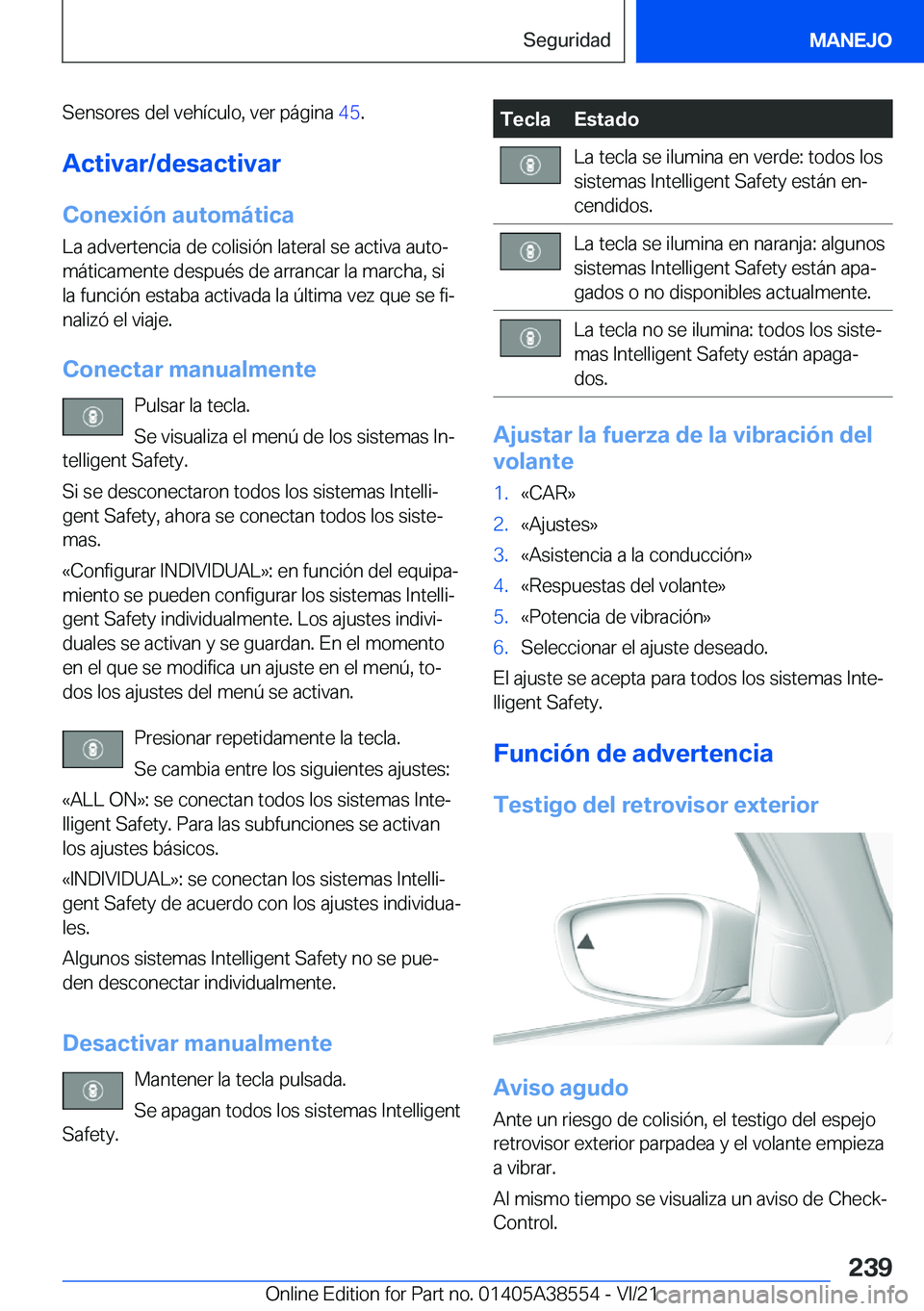 BMW X6 2022  Manuales de Empleo (in Spanish) �S�e�n�s�o�r�e�s��d�e�l��v�e�h�