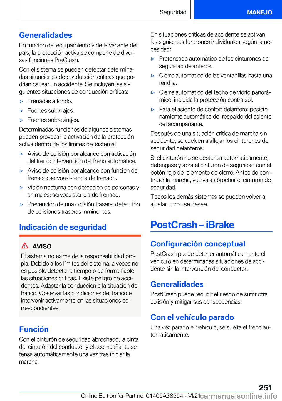 BMW X6 2022  Manuales de Empleo (in Spanish) �G�e�n�e�r�a�l�i�d�a�d�e�s
�E�n��f�u�n�c�i�