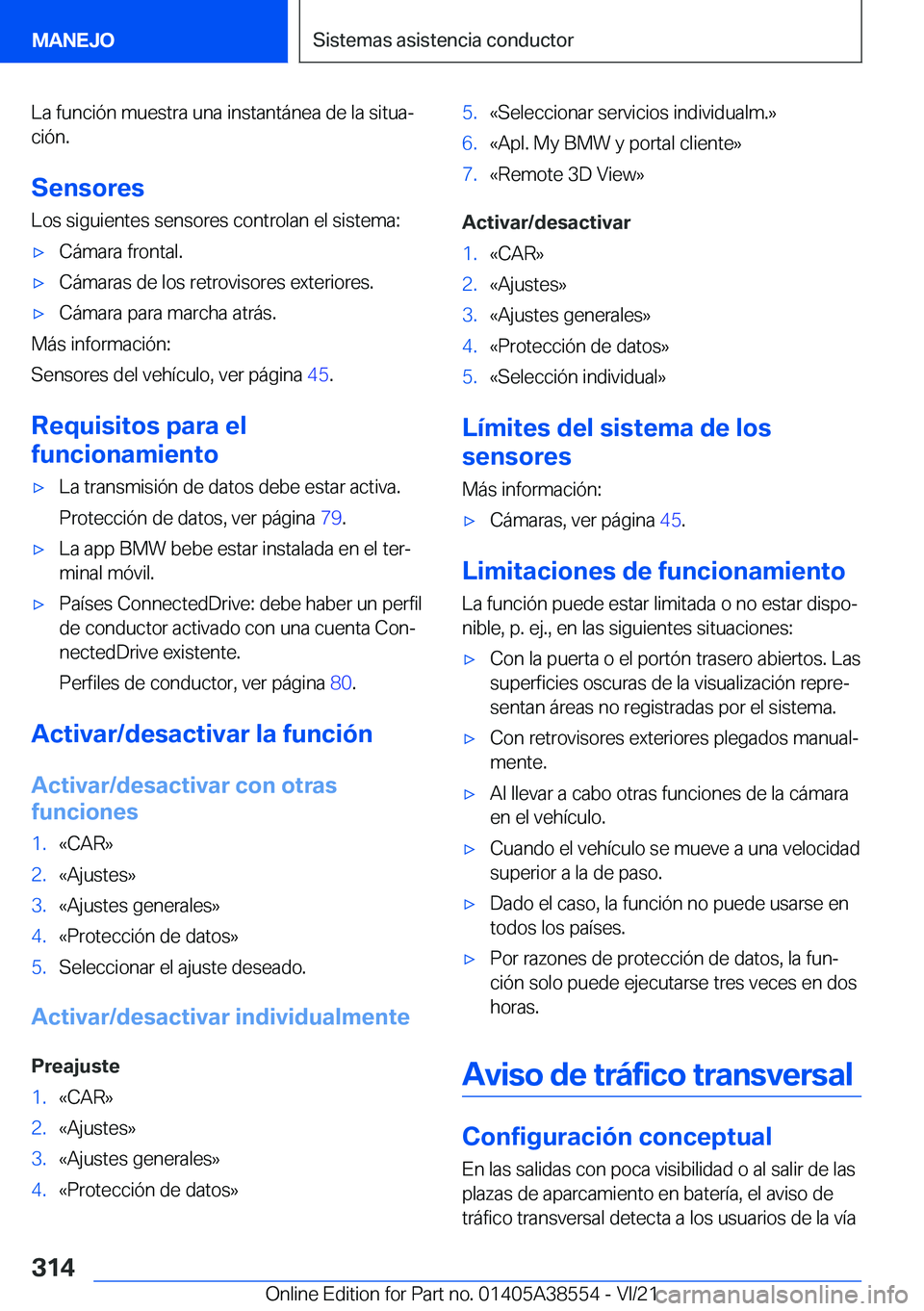 BMW X6 2022  Manuales de Empleo (in Spanish) �L�a��f�u�n�c�i�