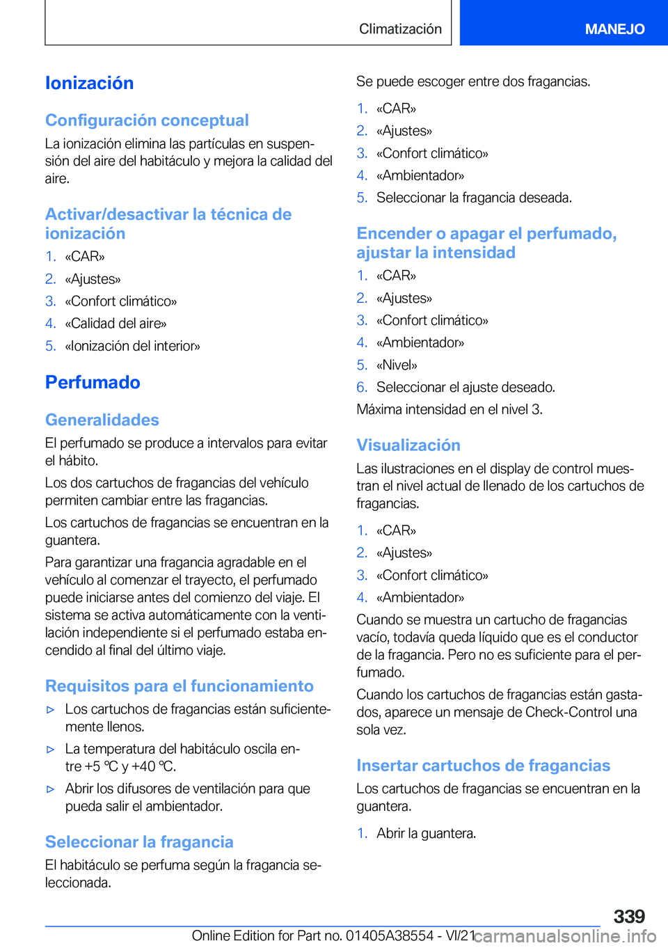 BMW X6 2022  Manuales de Empleo (in Spanish) �I�o�n�i�z�a�c�i�