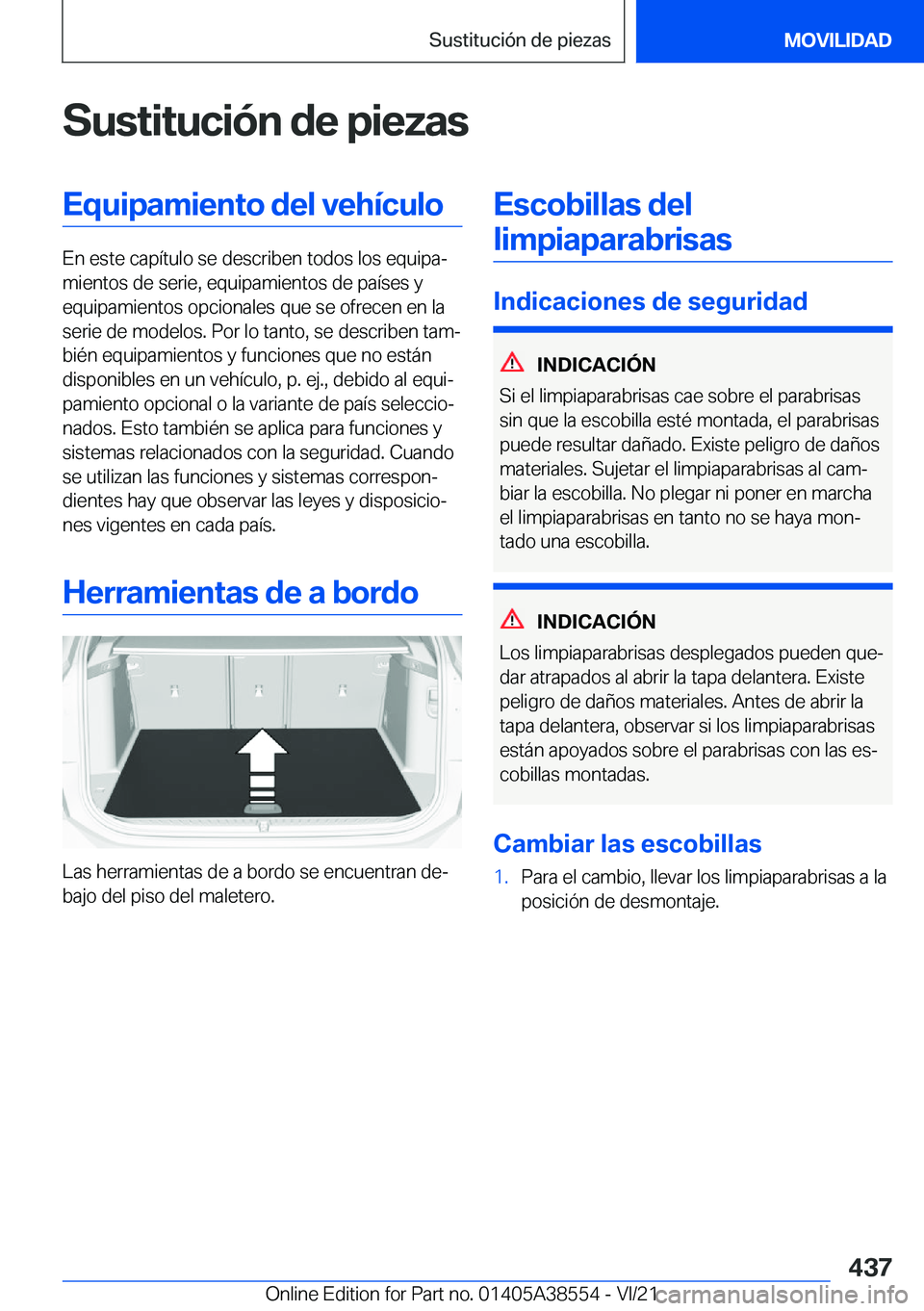 BMW X6 2022  Manuales de Empleo (in Spanish) �S�u�s�t�i�t�u�c�i�