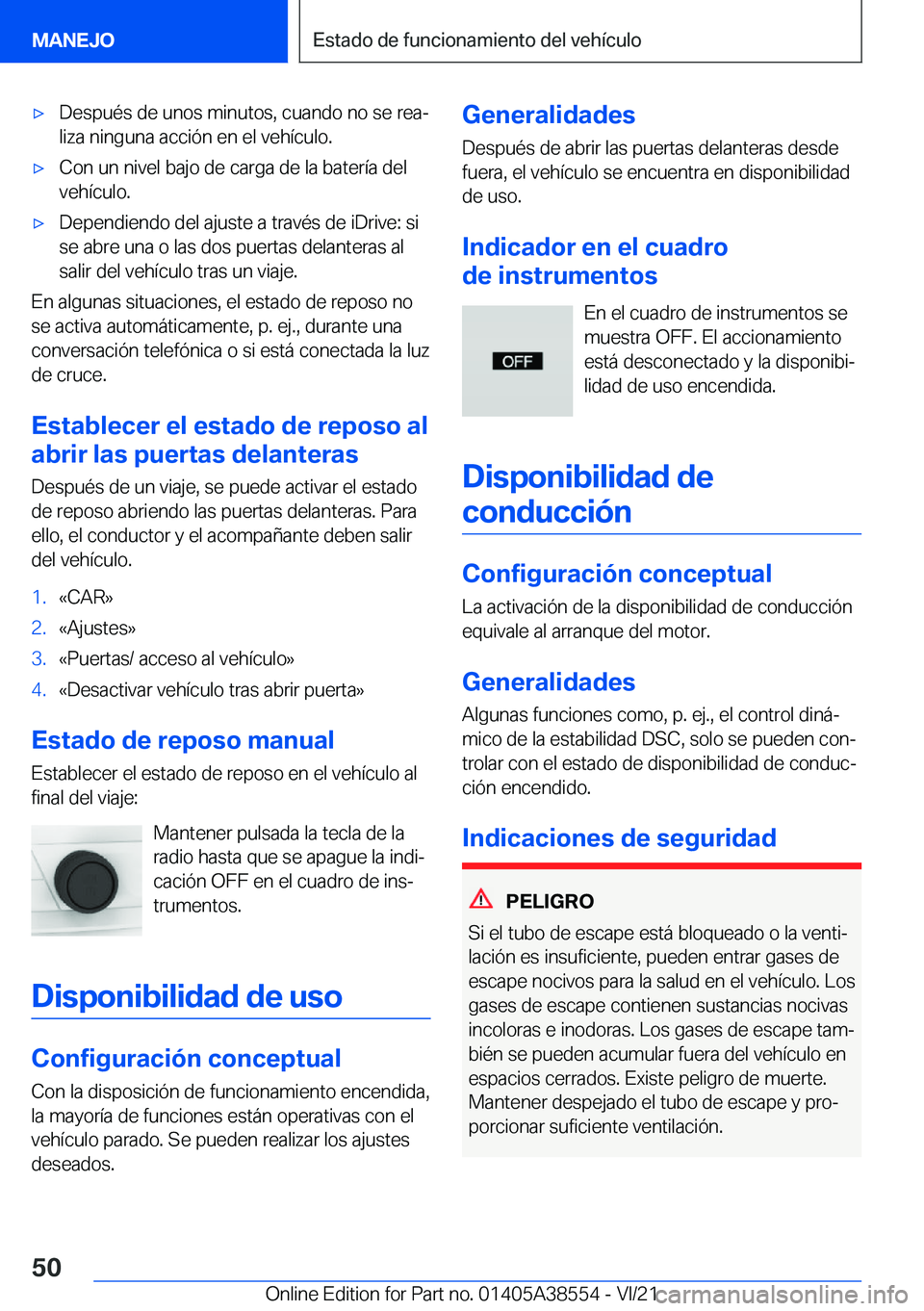 BMW X6 2022  Manuales de Empleo (in Spanish) x�D�e�s�p�u�