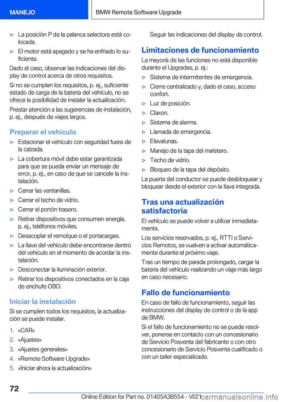 BMW X6 2022  Manuales de Empleo (in Spanish) x�L�a��p�o�s�i�c�i�