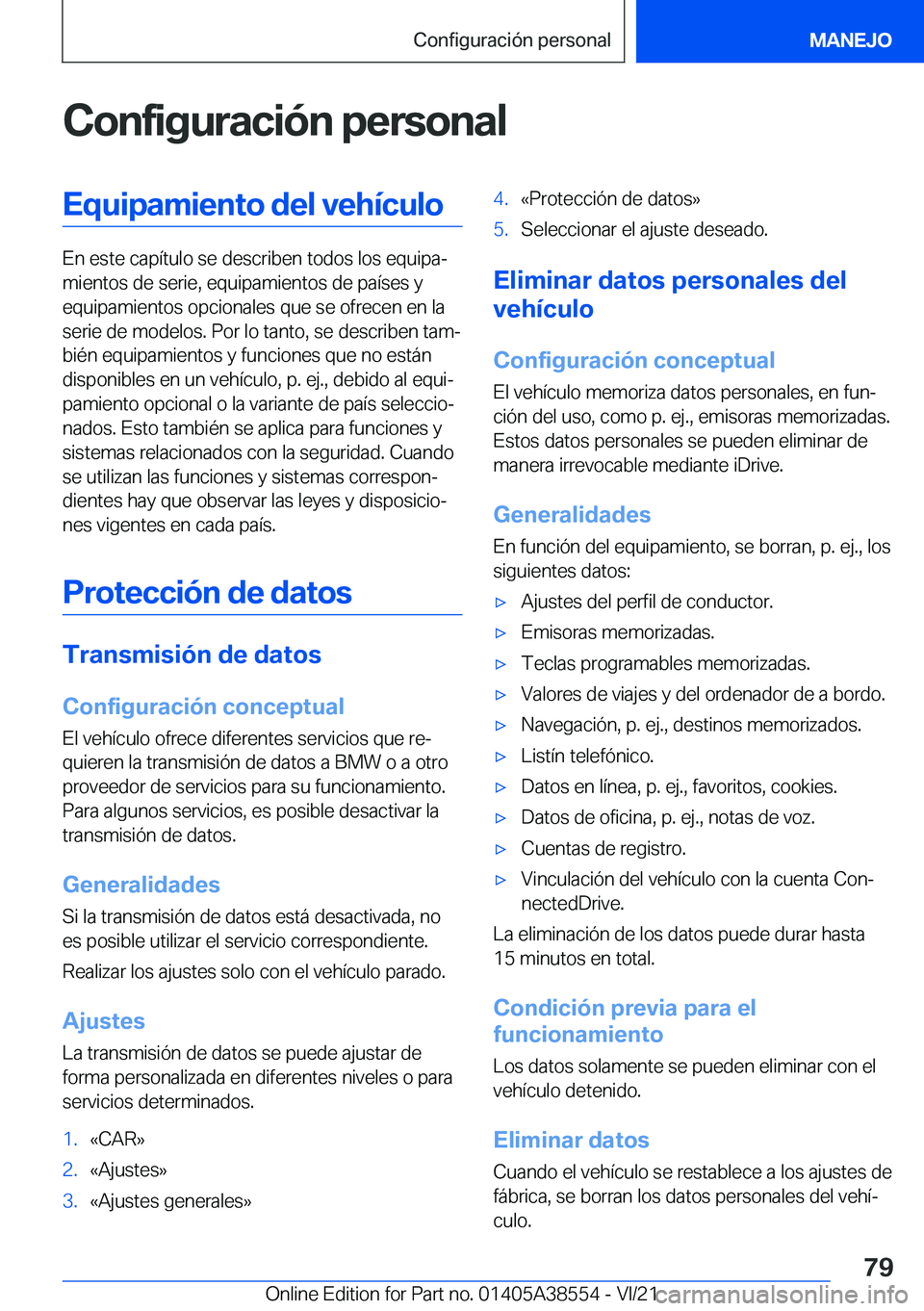 BMW X6 2022  Manuales de Empleo (in Spanish) �C�o�n�f�i�g�u�r�a�c�i�