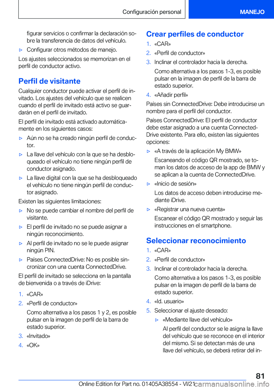 BMW X6 2022  Manuales de Empleo (in Spanish) �f�i�g�u�r�a�r��s�e�r�v�i�c�i�o�s��o��c�o�n�f�i�r�m�a�r��l�a��d�e�c�l�a�r�a�c�i�