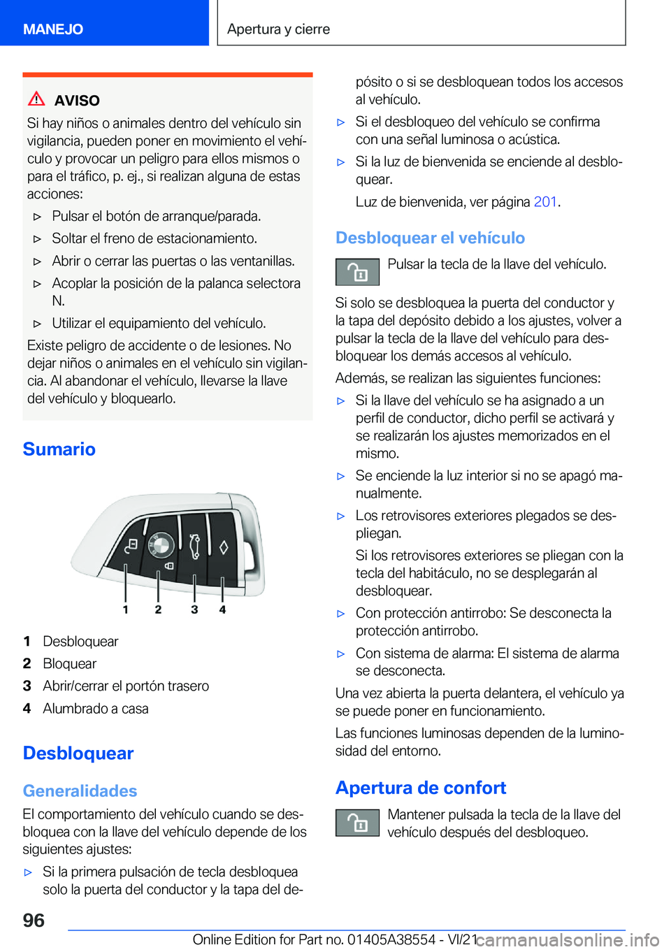 BMW X6 2022  Manuales de Empleo (in Spanish) �A�V�I�S�O
�S�i��h�a�y��n�i�