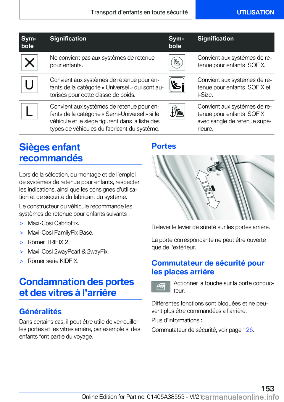BMW X6 2022  Notices Demploi (in French) �S�y�mj
�b�o�l�e�S�i�g�n�i�f�i�c�a�t�i�o�n�S�y�mj
�b�o�l�e�S�i�g�n�i�f�i�c�a�t�i�o�n�N�e��c�o�n�v�i�e�n�t��p�a�s��a�u�x��s�y�s�t�è�m�e�s��d�e��r�e�t�e�n�u�e
�p�o�u�r��e�n�f�a�n�t�s�.�C�o�n�v