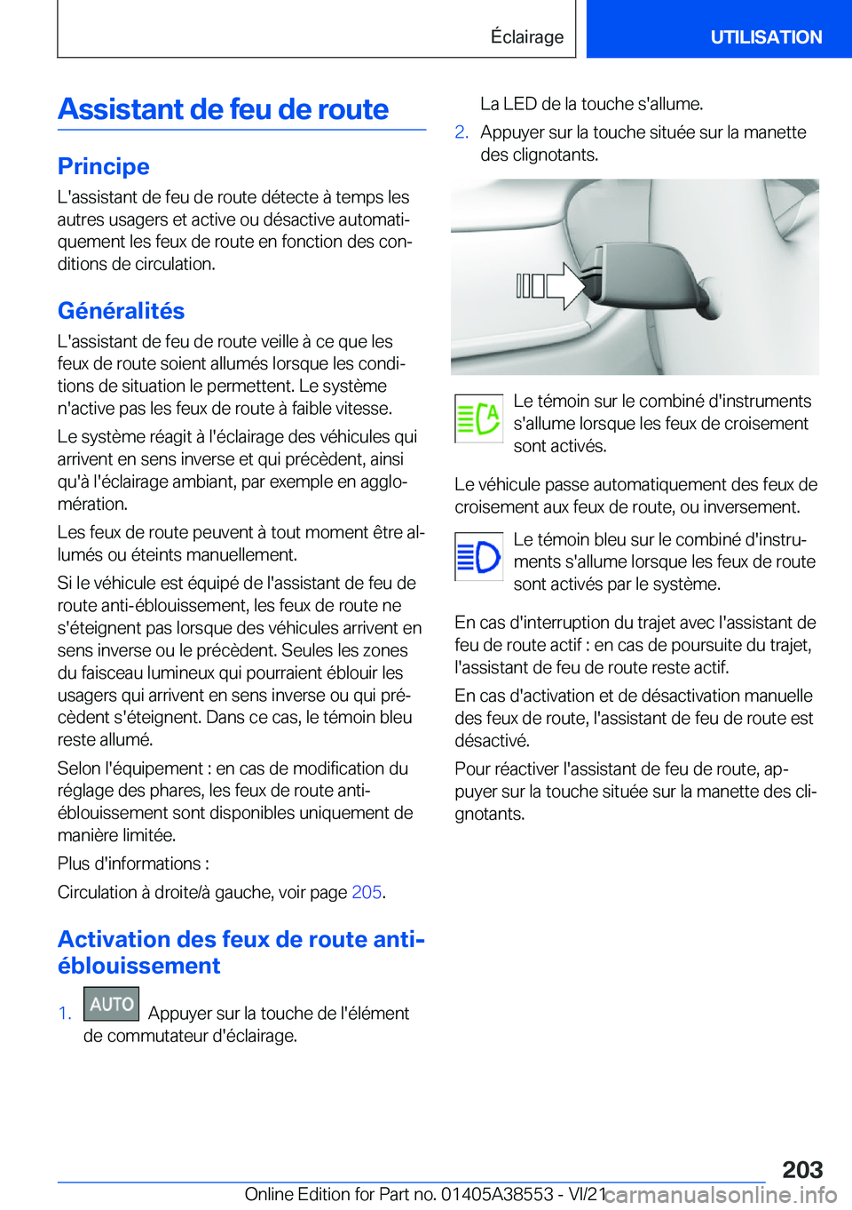 BMW X6 2022  Notices Demploi (in French) �A�s�s�i�s�t�a�n�t��d�e��f�e�u��d�e��r�o�u�t�e
�P�r�i�n�c�i�p�e
�L�'�a�s�s�i�s�t�a�n�t��d�e��f�e�u��d�e��r�o�u�t�e��d�é�t�e�c�t�e��