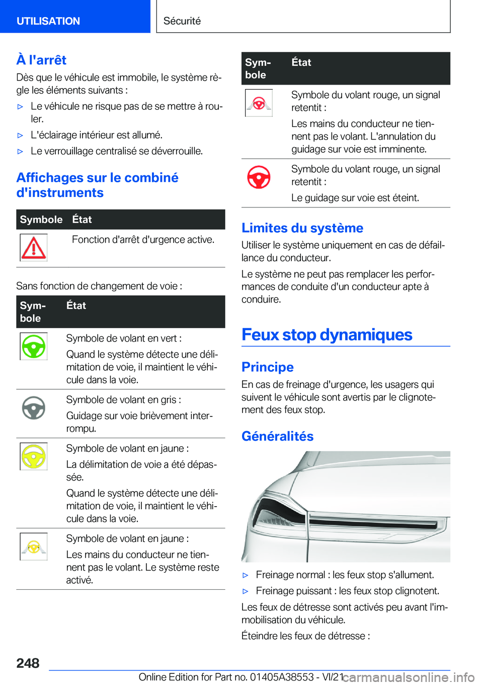 BMW X6 2022  Notices Demploi (in French) �
