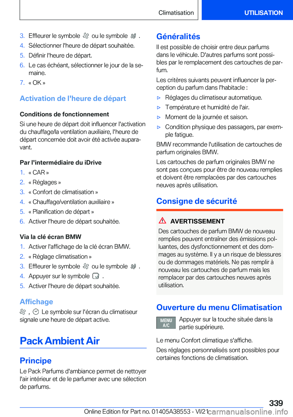 BMW X6 2022  Notices Demploi (in French) �3�.�E�f�f�l�e�u�r�e�r��l�e��s�y�m�b�o�l�e�����o�u��l�e��s�y�m�b�o�l�e�����.�4�.�S�é�l�e�c�t�i�o�n�n�e�r��l�'�h�e�u�r�e��d�e��d�é�p�a�r�t��s�o�u�h�a�i�t�é�e�.�5�.�D�é�f�i�n�i�r