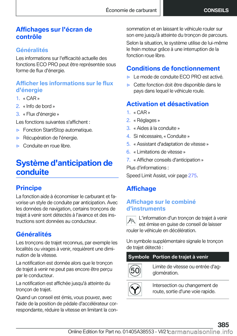 BMW X6 2022  Notices Demploi (in French) �A�f�f�i�c�h�a�g�e�s��s�u�r��l�'�é�c�r�a�n��d�e
�c�o�n�t�r�