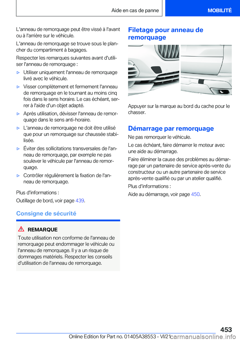 BMW X6 2022  Notices Demploi (in French) �L�'�a�n�n�e�a�u��d�e��r�e�m�o�r�q�u�a�g�e��p�e�u�t��ê�t�r�e��v�i�s�s�é��