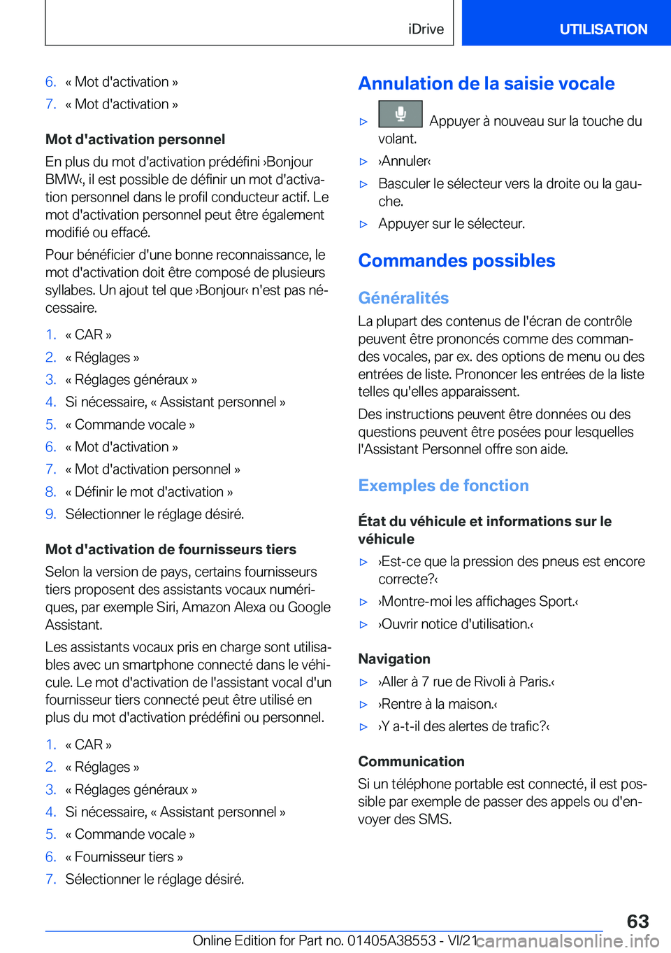 BMW X6 2022  Notices Demploi (in French) �6�.�k��M�o�t��d�'�a�c�t�i�v�a�t�i�o�n��{�7�.�k��M�o�t��d�'�a�c�t�i�v�a�t�i�o�n��{
�M�o�t��d�'�a�c�t�i�v�a�t�i�o�n��p�e�r�s�o�n�n�e�l
�E�n��p�l�u�s��d�u��m�o�t��d�'�a�c�t�i