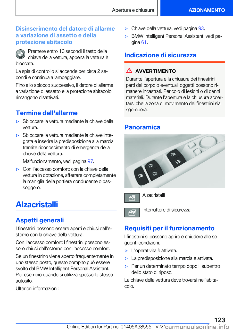 BMW X6 2022  Libretti Di Uso E manutenzione (in Italian) �D�i�s�i�n�s�e�r�i�m�e�n�t�o��d�e�l��d�a�t�o�r�e��d�i��a�l�l�a�r�m�e
�a��v�a�r�i�a�z�i�o�n�e��d�i��a�s�s�e�t�t�o��e��d�e�l�l�a
�p�r�o�t�e�z�i�o�n�e��a�b�i�t�a�c�o�l�o
�P�r�e�m�e�r�e��e�n�t�