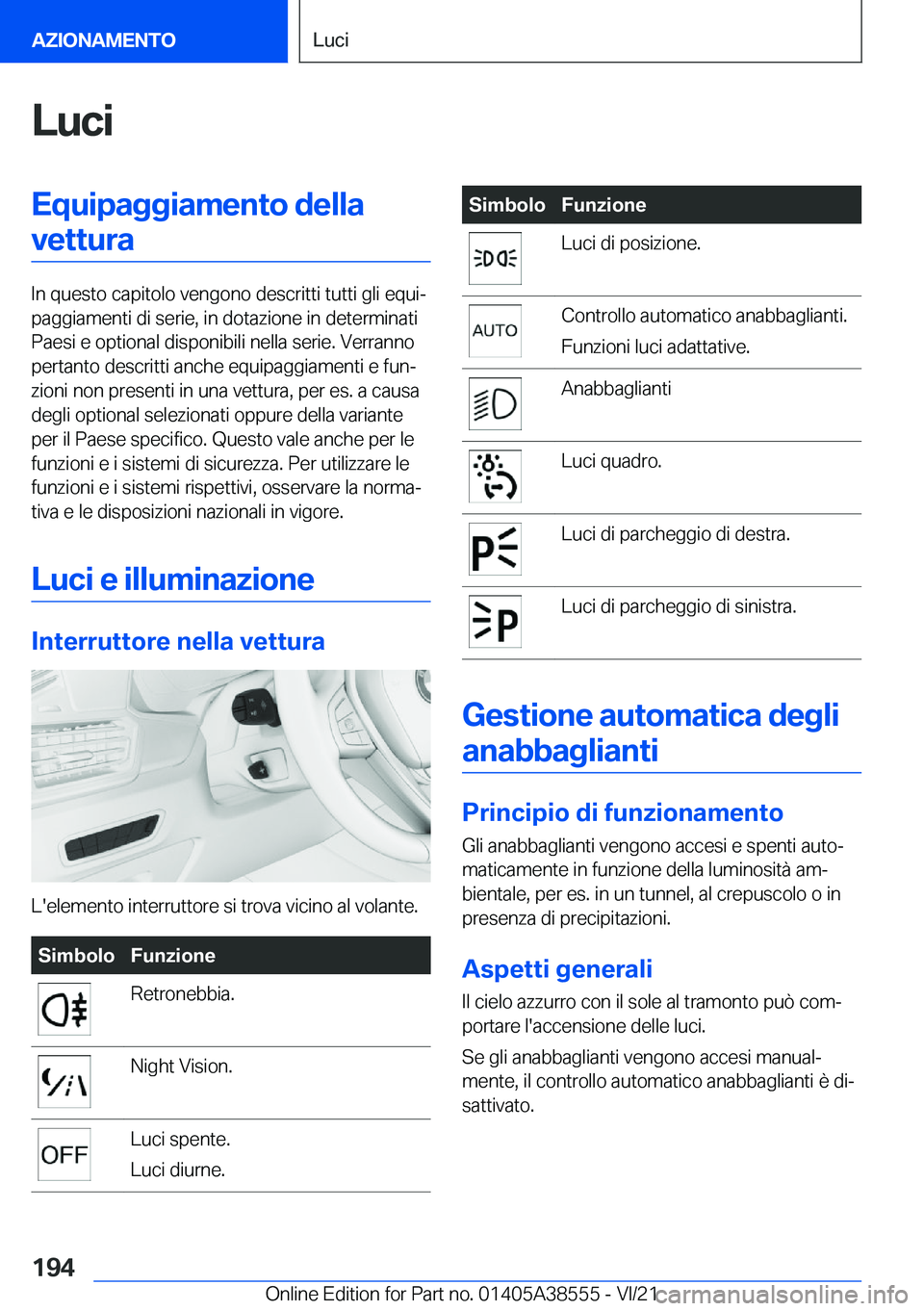 BMW X6 2022  Libretti Di Uso E manutenzione (in Italian) �L�u�c�i�E�q�u�i�p�a�g�g�i�a�m�e�n�t�o��d�e�l�l�a�v�e�t�t�u�r�a
�I�n��q�u�e�s�t�o��c�a�p�i�t�o�l�o��v�e�n�g�o�n�o��d�e�s�c�r�i�t�t�i��t�u�t�t�i��g�l�i��e�q�u�iª
�p�a�g�g�i�a�m�e�n�t�i��d�i�