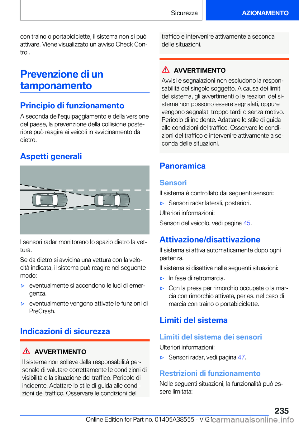 BMW X6 2022  Libretti Di Uso E manutenzione (in Italian) �c�o�n��t�r�a�i�n�o��o��p�o�r�t�a�b�i�c�i�c�l�e�t�t�e�,��i�l��s�i�s�t�e�m�a��n�o�n��s�i��p�u�