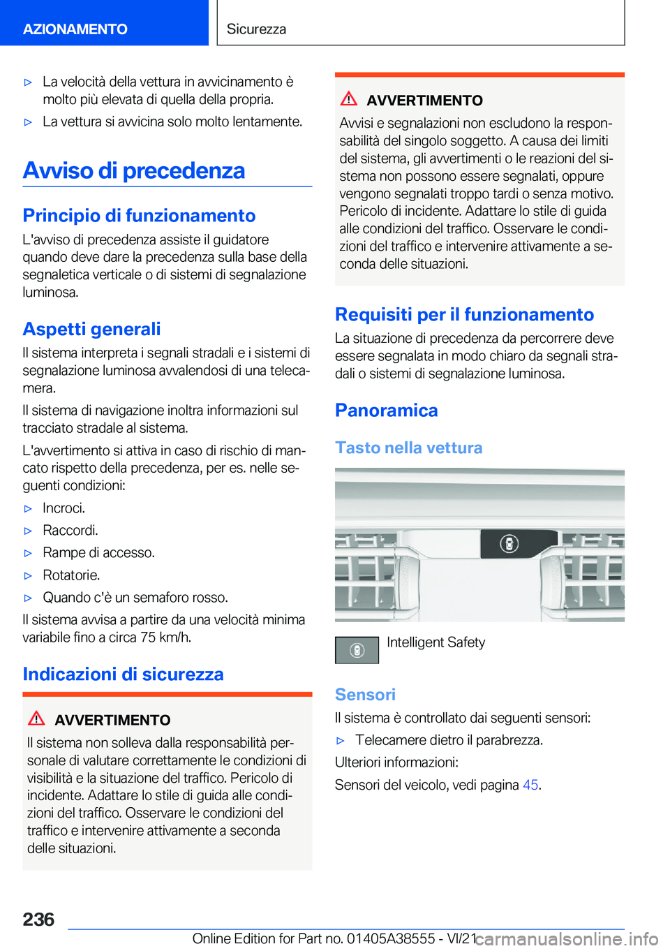 BMW X6 2022  Libretti Di Uso E manutenzione (in Italian) 'x�L�a��v�e�l�o�c�i�t�