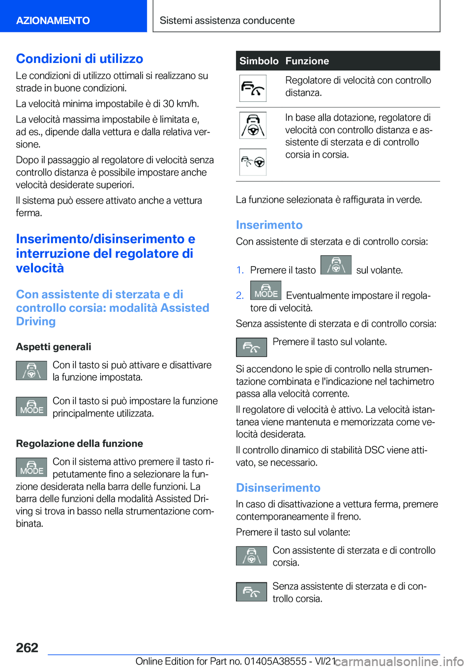 BMW X6 2022  Libretti Di Uso E manutenzione (in Italian) �C�o�n�d�i�z�i�o�n�i��d�i��u�t�i�l�i�z�z�o
�L�e��c�o�n�d�i�z�i�o�n�i��d�i��u�t�i�l�i�z�z�o��o�t�t�i�m�a�l�i��s�i��r�e�a�l�i�z�z�a�n�o��s�u
�s�t�r�a�d�e��i�n��b�u�o�n�e��c�o�n�d�i�z�i�o�n�i