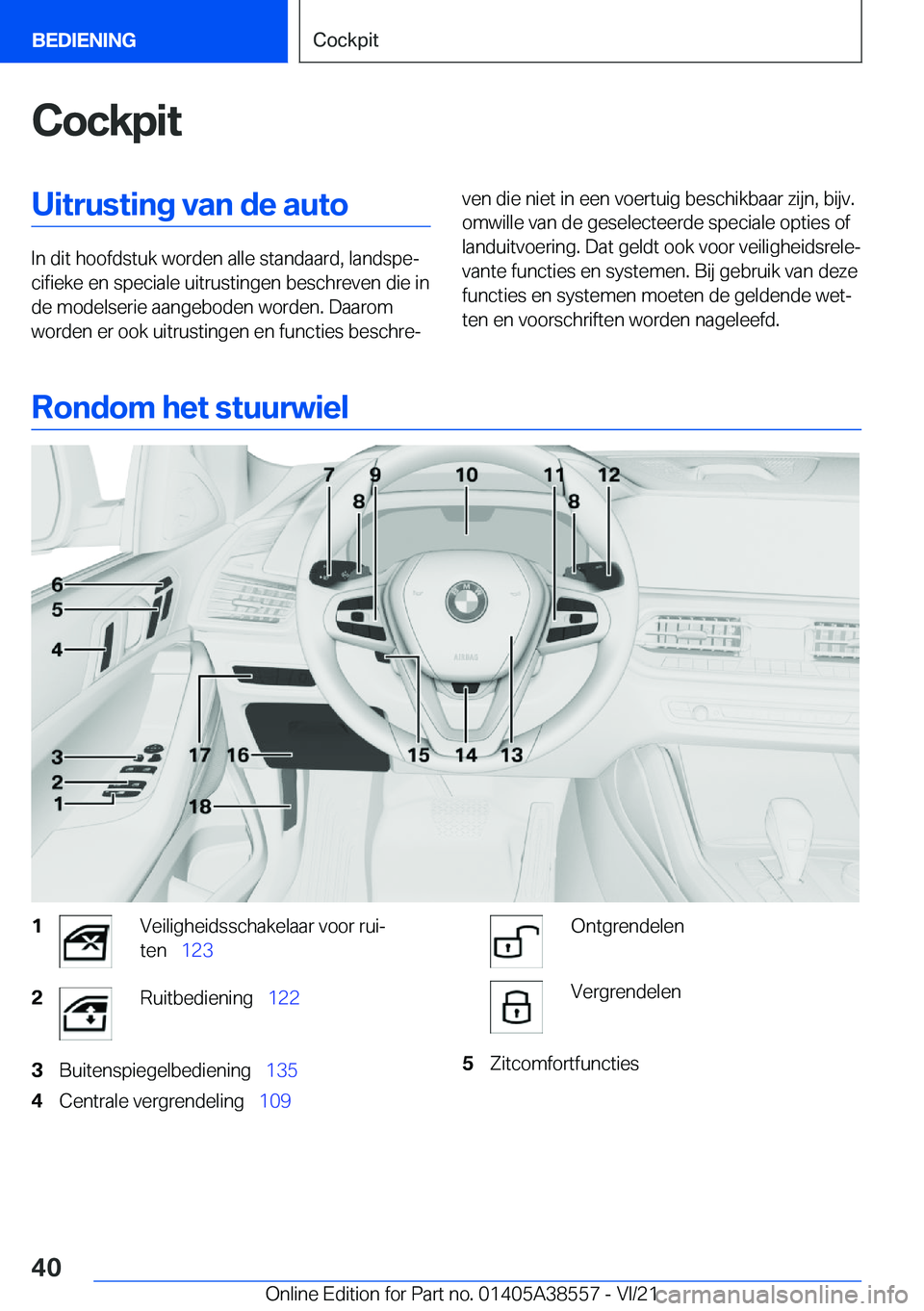 BMW X6 2022  Instructieboekjes (in Dutch) �C�o�c�k�p�i�t�U�i�t�r�u�s�t�i�n�g��v�a�n��d�e��a�u�t�o
�I�n��d�i�t��h�o�o�f�d�s�t�u�k��w�o�r�d�e�n��a�l�l�e��s�t�a�n�d�a�a�r�d�,��l�a�n�d�s�p�ej�c�i�f�i�e�k�e��e�n��s�p�e�c�i�a�l�e��u�i�