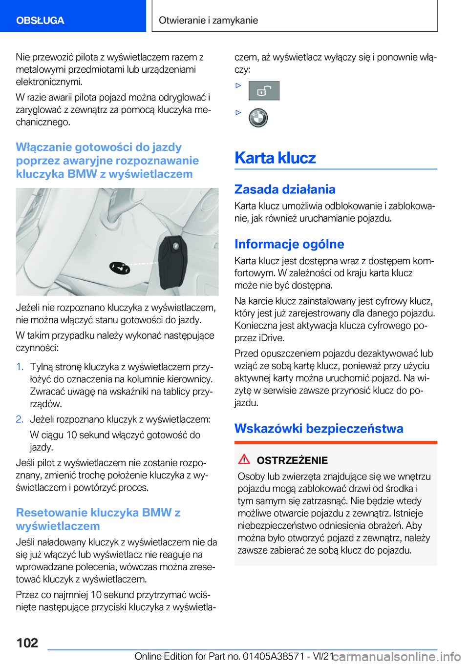 BMW X6 2022  Instrukcja obsługi (in Polish) �N�i�e��p�r�z�e�w�o�z�i�