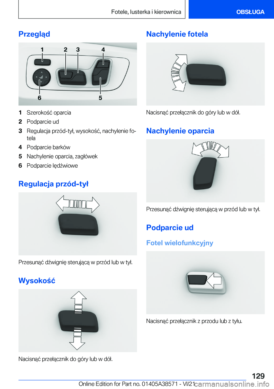 BMW X6 2022  Instrukcja obsługi (in Polish) �P�r�z�e�g�l�ą�d�1�S�z�e�r�o�k�o�