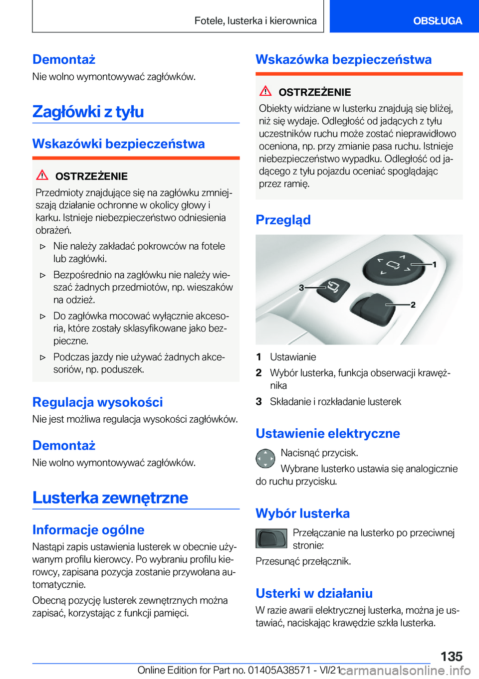 BMW X6 2022  Instrukcja obsługi (in Polish) �D�e�m�o�n�t�a9
�N�i�e��w�o�l�n�o��w�y�m�o�n�t�o�w�y�w�a�