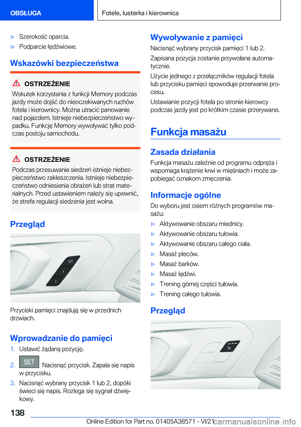BMW X6 2022  Instrukcja obsługi (in Polish) 'x�S�z�e�r�o�k�o�