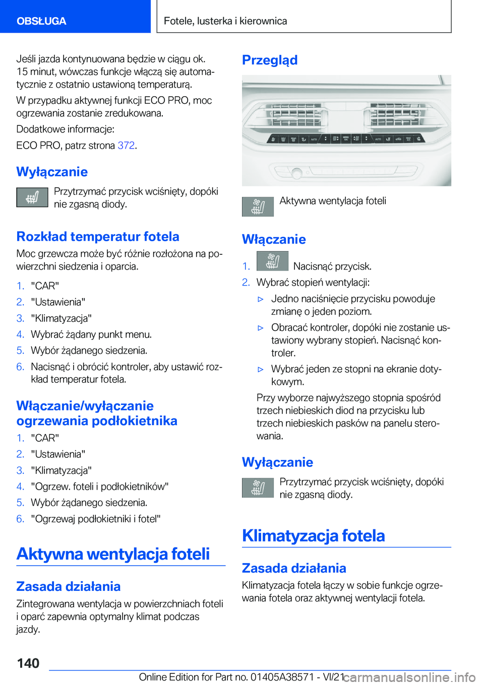 BMW X6 2022  Instrukcja obsługi (in Polish) �J�e�l�i��j�a�z�d�a��k�o�n�t�y�n�u�o�w�a�n�a��b�