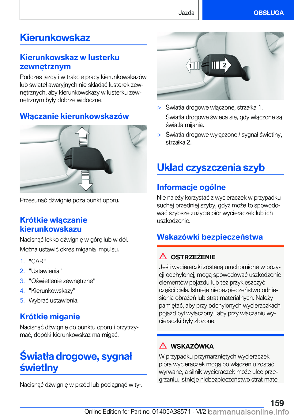 BMW X6 2022  Instrukcja obsługi (in Polish) �K�i�e�r�u�n�k�o�w�s�k�a�z
�K�i�e�r�u�n�k�o�w�s�k�a�z��w��l�u�s�t�e�r�k�u�z�e�w�n�