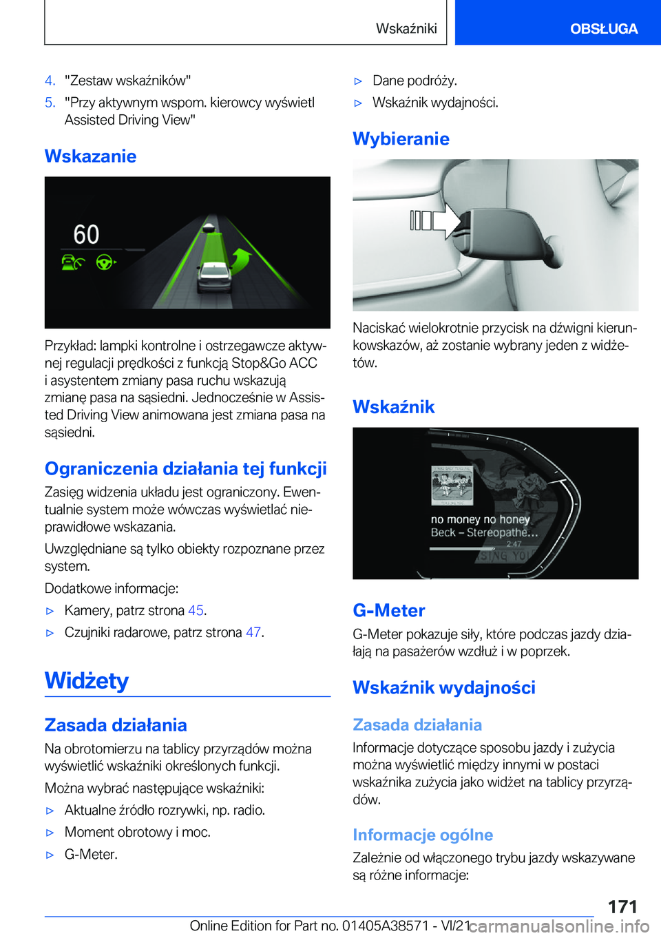 BMW X6 2022  Instrukcja obsługi (in Polish) �4�.��Z�e�s�t�a�w��w�s�k�a7�n�i�k�
