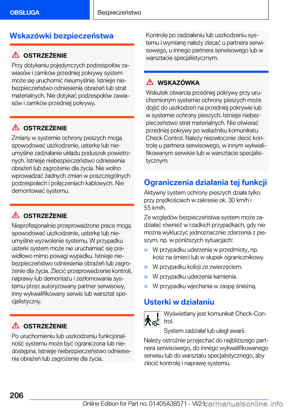 BMW X6 2022  Instrukcja obsługi (in Polish) �W�s�k�a�z�
