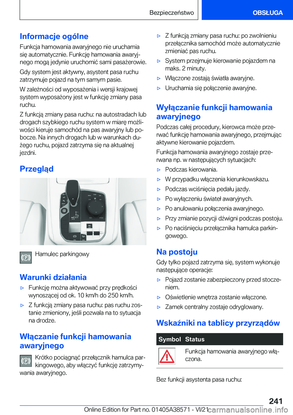 BMW X6 2022  Instrukcja obsługi (in Polish) �I�n�f�o�r�m�a�c�j�e��o�g�