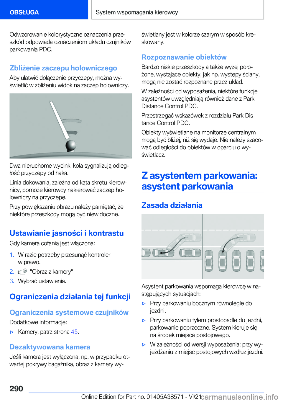 BMW X6 2022  Instrukcja obsługi (in Polish) �O�d�w�z�o�r�o�w�a�n�i�e��k�o�l�o�r�y�s�t�y�c�z�n�e��o�z�n�a�c�z�e�n�i�a��p�r�z�ej
�s�z�k�