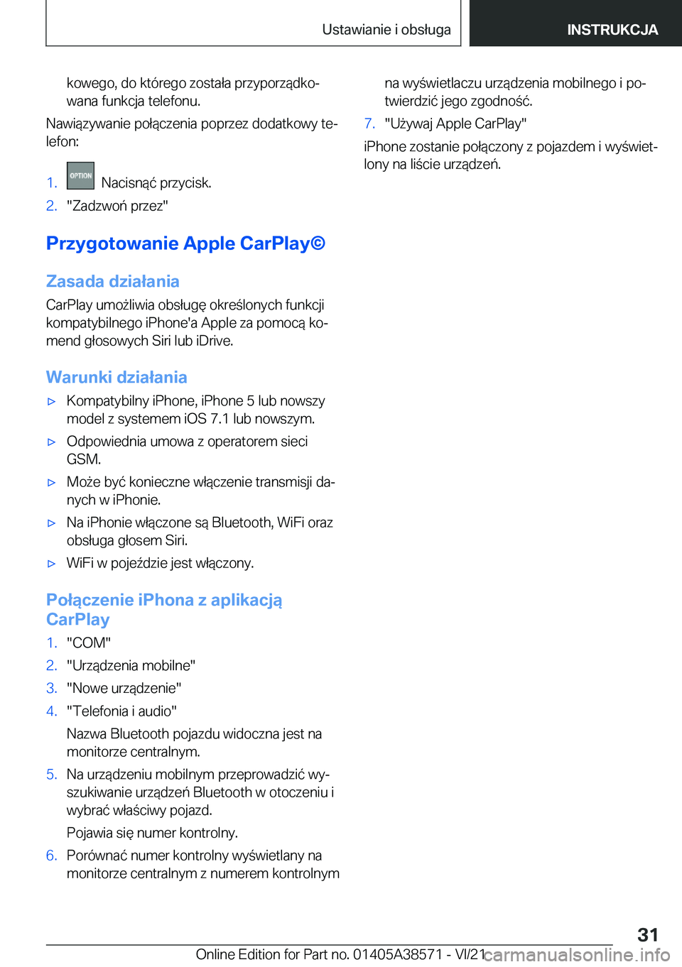 BMW X6 2022  Instrukcja obsługi (in Polish) �k�o�w�e�g�o�,��d�o��k�t�